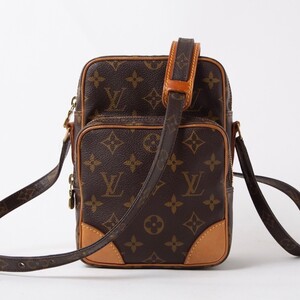 Louis Vuitton ルイヴィトン アマゾン モノグラム ショルダーバッグ サコッシュ M45236 PVC ヌメ革 レザー メンズ レディース 斜め掛け