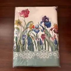 ✨　 ARTAELEHOME テーブルクロス　春の花　140×140cm　緑