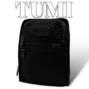 TUMI ブラック ショルダーバッグ メンズ 8466