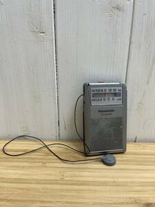 【動作確認済み】Panasonic イヤホン内蔵FM/AMポケットラジオ RF-NA35R 中古品