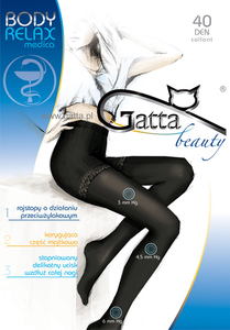 Gatta Anti-Varicose タイツ RelaxMedica 40 DEN　黒(Nero) Mサイズ　EU製　送料込