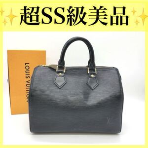 ルイヴィトン ハンドバッグ スピーディ25 エピ ノワール ミニボストン LOUIS VUITTON