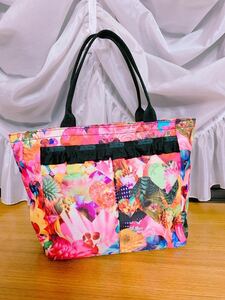 レスポートサック LeSportsac 蜷川実花 コラボ 限定 ニナデジ ハンドバッグ 鞄 ハワイ フラダンス 結婚式 発表会 リゾート ジム スタジオ