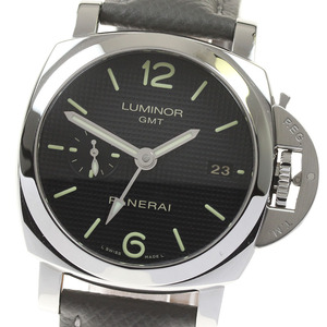 パネライ PANERAI PAM00535 ルミノール1950 3デイズ GMT デイト スモールセコンド 自動巻き メンズ 良品 _817503