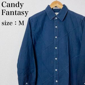 Candy Fantasy キャンディーファンタジー カジュアル きれいめ 着回し抜群 コットン 長袖シャツ 上品 かっこいい ロングシーズン は05