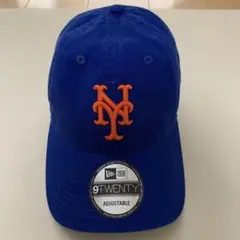 New Era 9TWENTY キャップ 青 NYロゴ MoMA