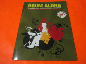 輸入楽譜　Drum Along: １０Classic Rock Continued 　　CD付　（ドラム　コールドプレイ　フーバスタンク　ブライアンアダムス　他）