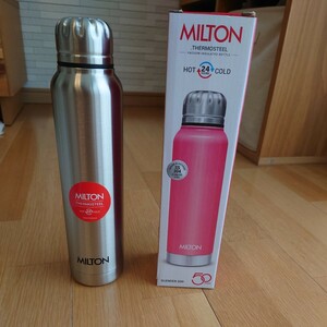 MILTON サーモボトル　水筒　ステンレス　インド 500ml ミルトン　シルバー