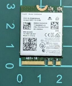 【送料無料】Intel 8260NGW Wi-Fi Bluetooth モジュール - 高速無線接続 ラベルべたつきあり