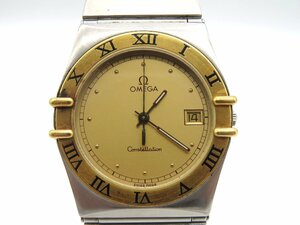 1円◆稼働◆ オメガ 396 1070 コンステレーション ゴールド クオーツ ユニセックス 腕時計 J309