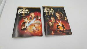 スター・ウォーズ エピソード1~3 ファントム・メナス レンタル落ち 中古 DVD ケース無 計3巻