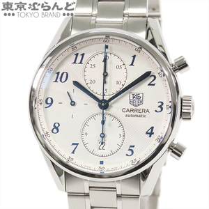 101767505 タグホイヤー TAG HEUER カレラ ヘリテージ クロノグラフ CAS2111.BA0730 シルバー文字盤 SS 腕時計 メンズ 自動巻 箱 保証書付