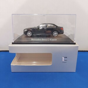 ★Mercedes-Benz メルセデス・ベンツ C-Klasse ミニカー 1:43スケール ブラック 自動車 ノベルティ 企業モノ MBA00364697★