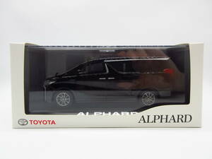 1/30 トヨタ 3代目アルファード 後期 2018 ALPHARD　カラーサンプル 非売品 ミニカー　202ブラック