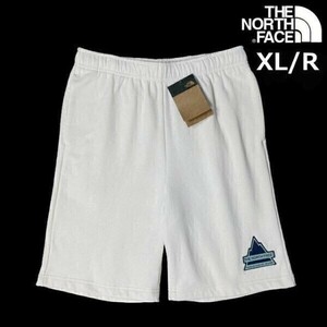 1円～!売切!【正規新品】THE NORTH FACE◆TNF NOV SHORT ショートパンツ スウェット US限定 1966 キャンプ スポーツ(XL/R)白 190110-23