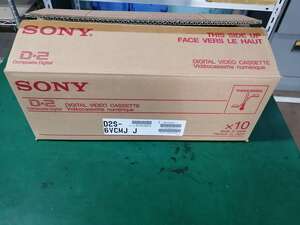 【未使用品】SONY D-2 VTR カセットテープ D2S-6VCMJ 10本セット