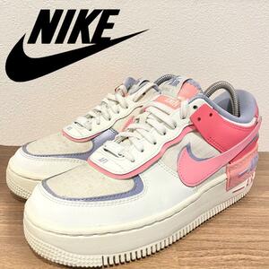 NIKE WMNS AIR FORCE 1 SHADOW ナイキ エア フォース ワン シャドウ ホワイトマルチ DV7449-101 ローカットスニーカー 24cm