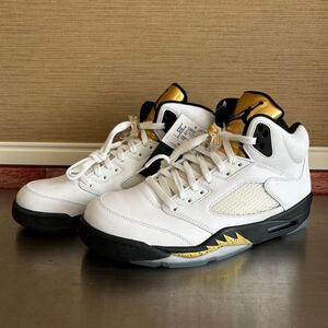 未使用 NIKE AIR JORDAN 5 RETRO OLYMPIC ナイキ エアジョーダン レトロ オリンピック