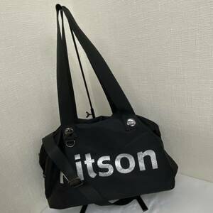 kitson キッドソン　ショルダーバッグ ミニボストン　ブラック　シルバーラメ　no.92