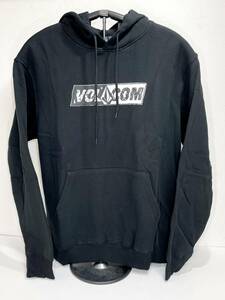 VOLCOM ボルコム A4142105BLK メンズM パーカー Hoodie カンガルーポケット フード フリース ブラック 黒色 ヴォルコム 新品 即決 送料無料