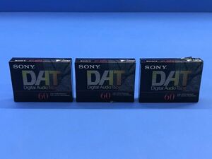 新品 2【 SONY 】DATテープ 3本セット【 DT-60RA 】Digital Audio Tape 60 記録メディア YP