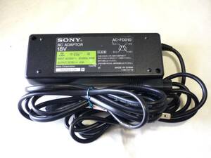 ソニー SONY TV ACアダプター 18V 4.8A ■AC-FD010■ KDL-20S2000/20S2500/20J3000等用　PSE規格品　通電確認済み　A2