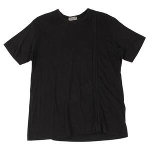 ヨウジヤマモト プールオムYohji Yamamoto POUR HOMME ピンタックデザインTシャツ 黒3