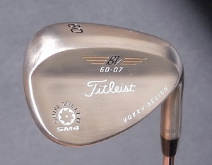 【60-07】VOKEY ボーケイ SM4 ブラックニッケル S300 ψf936