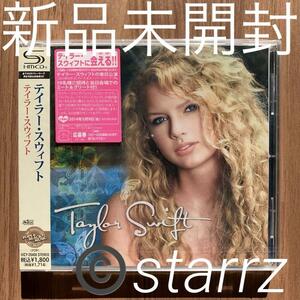 Taylor Swift テイラー・スウィフト 同名アルバム SHM-CD 初回仕様 新品未開封