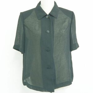 ＃01【即決】◇VINVERT バンベール◇半袖ジャケット トップス 黒 サイズ13ABR ＃877433