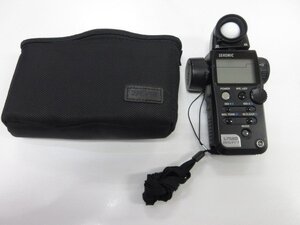 ★ 1円 スタート SEKONIC L-758D digital master セコニック デジタルマスター 露出計 通電確認済 ケース付【中古】 dgs4318