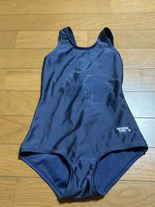 (KM-79) 小松ニット 女児 紺色 競泳水着 140センチ