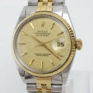 2409-594B ロレックス オートマチック 腕時計 ROLEX デイトジャスト シグマダイヤル FF55刻印 純正ブレス