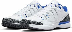 送料無料 25cm●ナイキ エア ズーム ヴェイパー AJ3 Air Zoom Vapor 白 青 DV9367-100 テニス テニスシューズ tennis