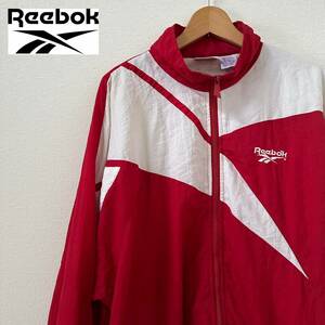 90’s Reebok リーボック　ナイロントラックジャケット　L vintage レッド