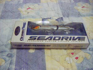 未使用・未開封。Ever Green 『SEADRIVE Ocean Fleet LIPLESS JOINTBAIT』。コノシロホロ。エバーグリーン・シードライブ