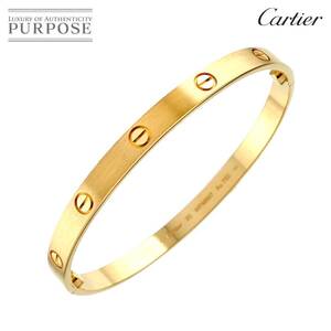 カルティエ Cartier ラブ ブレス #20 K18 YG イエローゴールド 750 ブレスレット バングル Love Bracelet 【証明書付き】 90259078