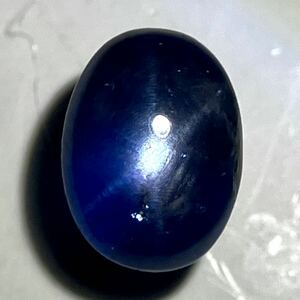 ≪天然スターサファイア 4.259ct≫s約8.6×6.3mm ルース 裸石 宝石 ジュエリー star sapphire jewelry EC5/EH5