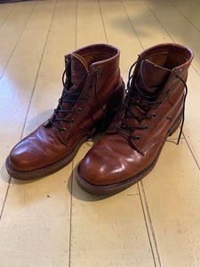 DK CHIPPEWA チペワ 6インチブーツ TAN RENEGAD 黒タグ ベイアパッチ サイズ表記薄れてありません 約25cm~26cm ソール長さ30.5cm 