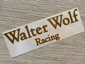 ウォルターウルフ　Walter Wolf　Racing カッティングステッカー　20㎝ 