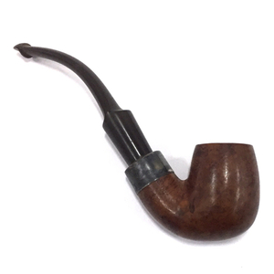 PETERSON’S DUBLIN DELUXE STERLING SILVER ピーターソン パイプ 全長約13.5cm 喫煙具 ブラウン系 現状品