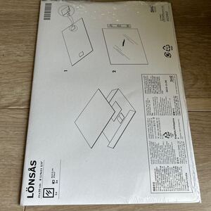 IKEA ロンスオース貼り付けタイプミラー21x30cm