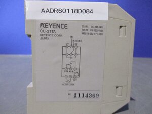 中古 KEYENCE CU-21TA センサコントロールユニット (AADR60118D084)