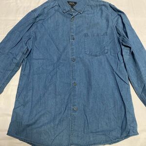 k56 A.P.C. デニムシャツ サイズS表記 中国製