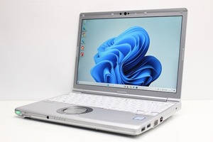 ノートパソコン Windows11 中古 WPS office搭載 Panasonic レッツノート CF-SV7 第8世代 Core i5 SSD256GB メモリ8GB カメラ