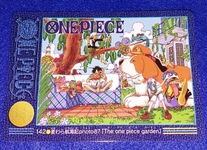 BANDAI バンダイ 2001 カードダス ONE PIECE ワンピース ビジュアルアドベンチャー カード 142 麦わら航海記photo87 The one piece garden