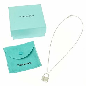 【1円スタート】【箱付き】TIFFANY & Co. ティファニー シルバー カデナ ロック 1837 9.8g 925刻印 ネックレス 358792