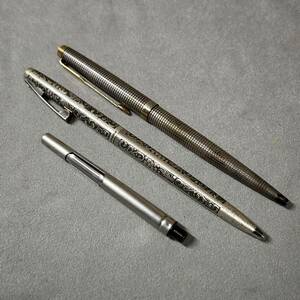 PARKER パーカー SHEAFFER シェーファー ボールペン STERLING シルバー SILVER スターリングシルバー 筆記用具 中古品