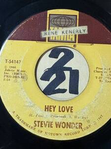 試聴 1967 STEVIE WONDER HEY LOVE 両面VG(+) デラソウル元ネタ