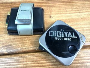 【OA-4088】1円 希少 レトロ SONY for DIGITAL N・U・D・E TURBO MDR-E282 ソニー 専用ケース付 通電確認済 現状品 東京引取可【千円市場】